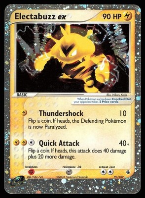Electabuzz ex 97/109 Holo | PL | Ruby & Sapphire | Pokemon TCG - 2003