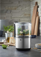 WMF Küchenminis Zerkleinerer, Cromargan Matt, Platzsparender Multizerkleinerer M