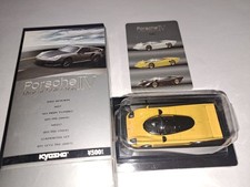 Kyosho Porsche 962C Yellow Diecast Model New in Box with Damage