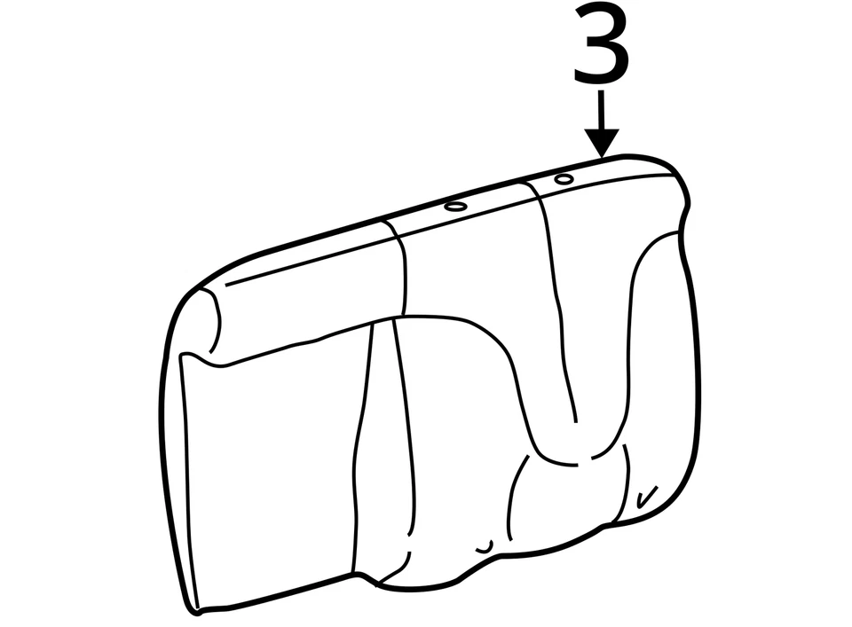 Chevrolet Cadillac Avalanche 1500 Escalade 2003-2004 cubierta extendida 88976408 nuevo OEM Foto 3 de 3