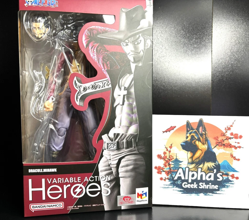 Nuevo AUTÉNTICO - MegaHouse - Dracule Mihawk - Figura de acción variable - Vendedor de EE. UU. Foto 2 de 4