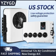 12V 12000BTU Trucks Air Conditioner Mini Split A/C For Semi Bus RV Caravan Vans