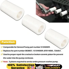 3pcs General Pump Piston Replace Ceramic 15mm for TP Pumps Replacement 51040009