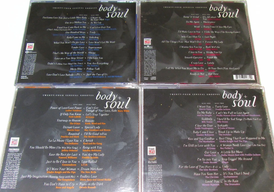 Time Life Body + Soul 4 CD 8 Disc Lot NEW FACTORY SEALED - Image 3 of 3