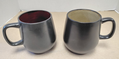 Set Of 2 Soho Cafe 21 Ounce Mug, Multicolor (Gibson Homewares Collection) Black