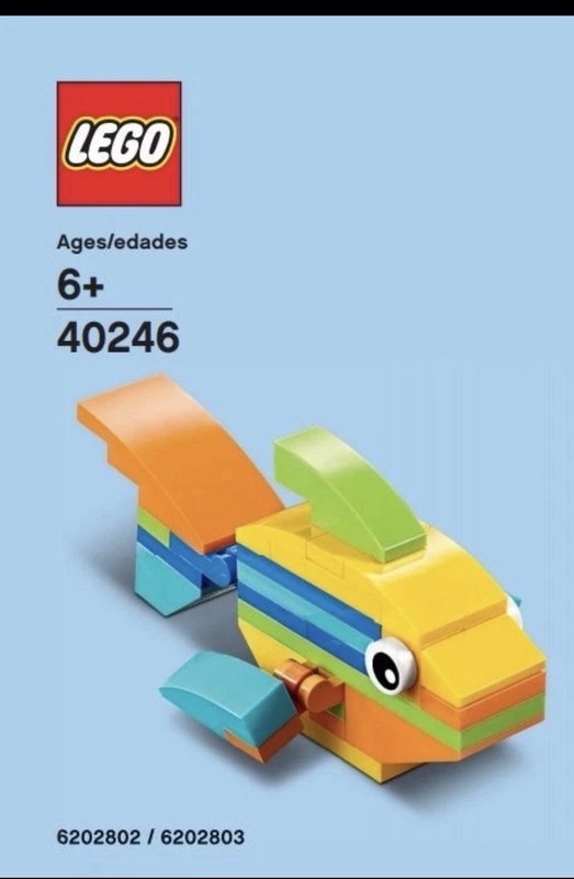Lego 40246 Tropical Fish Mini Monthly Model Build Set 32 Pcs Polybag 2017 New