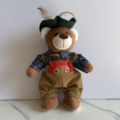 ES Toys Euro Souvenirs Germany Teddy Bear Plush 11'' Gerhardshofen, New w/o tags