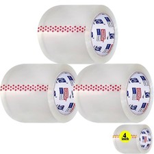 P PERFECTAPE Heavy Duty Packing Tape 3 Rolls, Clear, 4 inch x 55 Yards Spec...