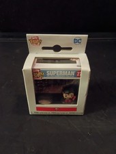 Mini figura de vinilo coleccionable Funko Bitty Pop Deluxe DC Comics Superman nueva en caja
