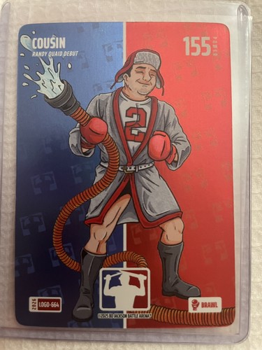 2026 Bo Jackson Battle Arena Griffey Ed. Brawl Cousin Randy Quaid LOGO-664
