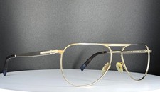 VTG GANT GA7060 32N Unisex Gold Aviator Full Rim Eyeglasses FRAMES ONLY