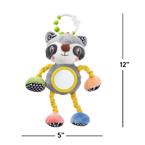 Clip-On Mirror Raccoon Toy - Picture 7 of 12