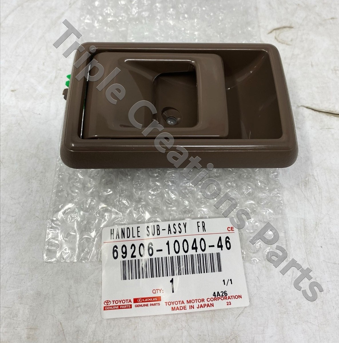 Toyota Genuine 69206-10040-46 Handle Subassy Ft Door Inside LH