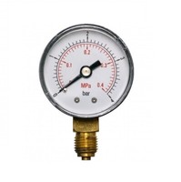 "50Mm 0-0.4 Mpa 0-4 Bar 1/4\" Luftdruck Manometer Druckluftmesser MessgeräT"