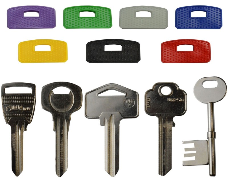 Extra Large Square Headed Top Door Key Cap Cover Yale Key Tag Id Identifier UK