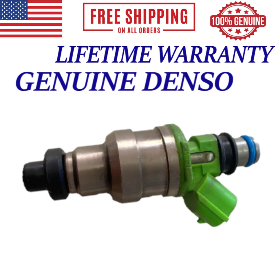 ПОДЛИННЫЙ DENSO 6 штук топливные форсунки для 1989-98 Mazda MPV 3.0L V6 #195500-1980 - Изображение 2 из 2