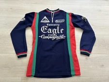 Vintage Campagnolo Lutz Eagle Cycling Wool Racing Jersey Sz XS Made in Britain