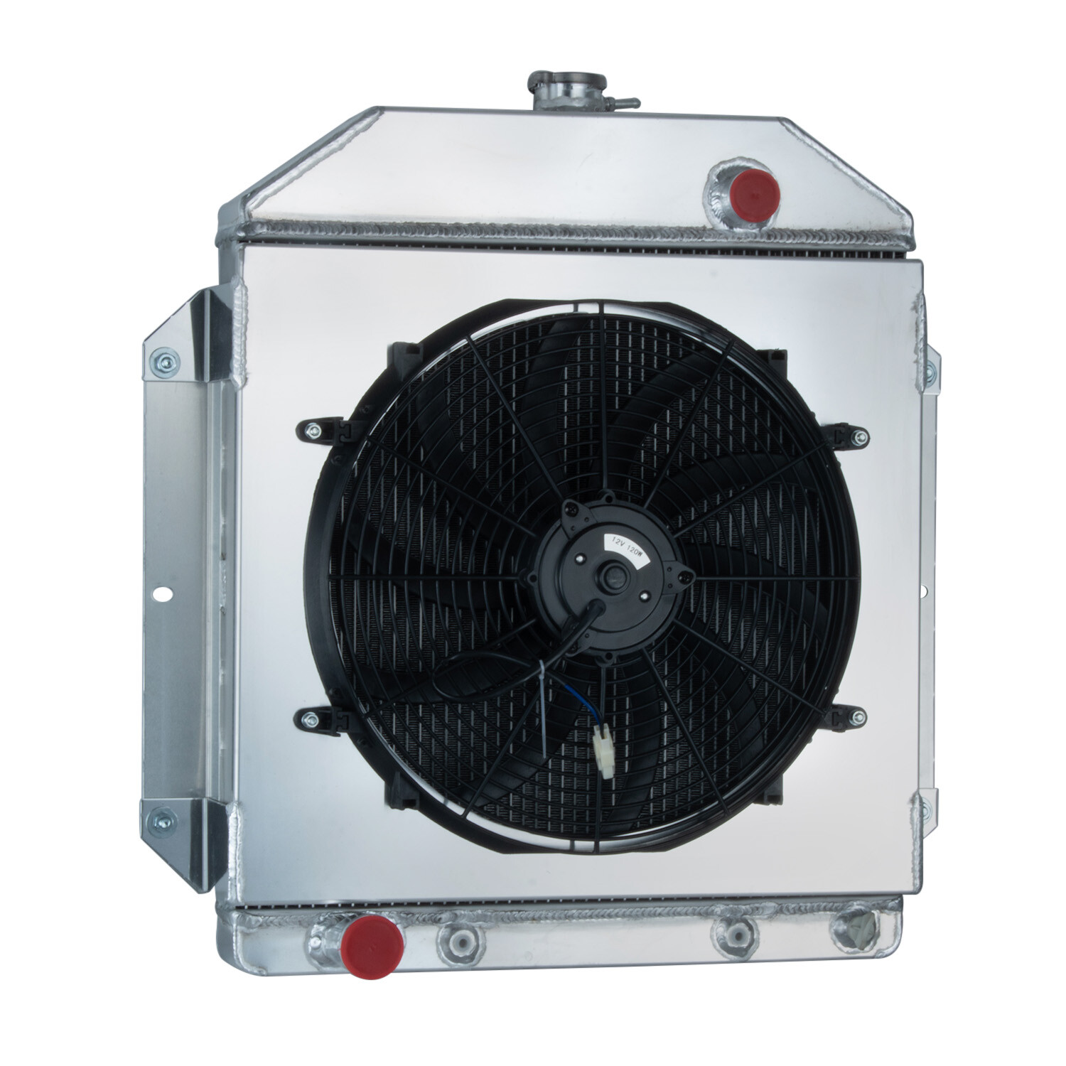 3 ROW Radiator Shroud Fan FITS 1949-53 Ford Cars Club Crestline Country Sedan ,