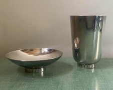 Georg Jensen Sigvard Bernadotte Dish and Cup No 825 & No 825A