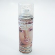 Goodmark Temporary Glitter Hair Spray 3 oz Silver Spray on Shampoo Out