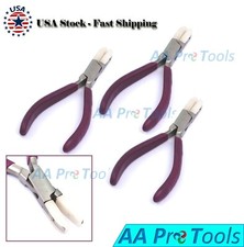 3 Nylon Jaw Pliers Set Jewelry Craft Bead Wire Working Bending Forming HD Tools