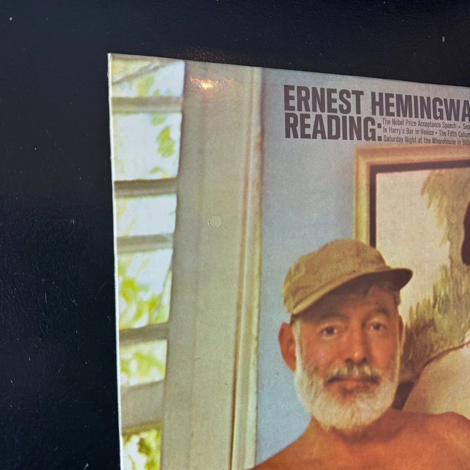 Ernest Hemingway – Reading Vinyl LP - 1965 - Caedmon Records TC 1185 - SEALED - Image 2 of 4
