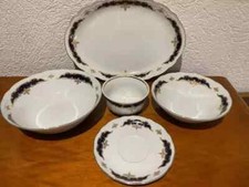 Fleisch Platte Porzellan Service - 5 Teile Bavaria Retsch Germany Essservice