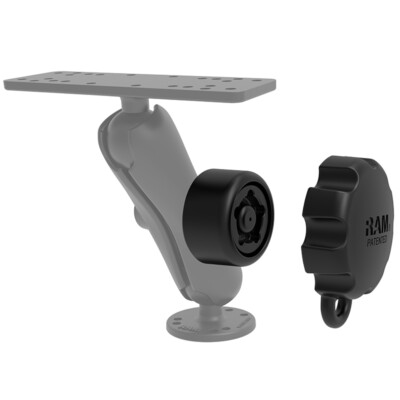 RAP-S-KNOB3-5U Pin-Lock �� 5 Sicherheitsknöpfe & Schlüssel für 1'' B Größe Arme