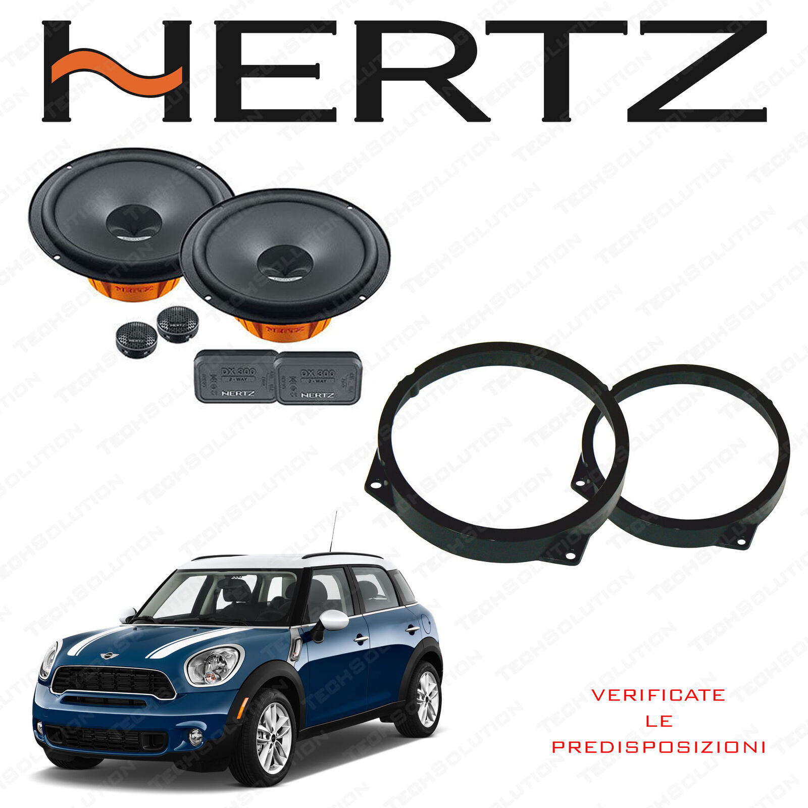 Kit Sostituzione Casse Hertz DSK 165 Mini Countryman 2010 Fai Da Te