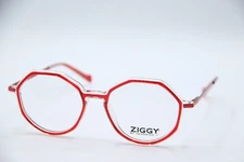 NEW ZIGGY BY CENDRINE 1962 C1 CLEAR RED AUTHENTIC FRAMES EYEGLASSES 51-17
