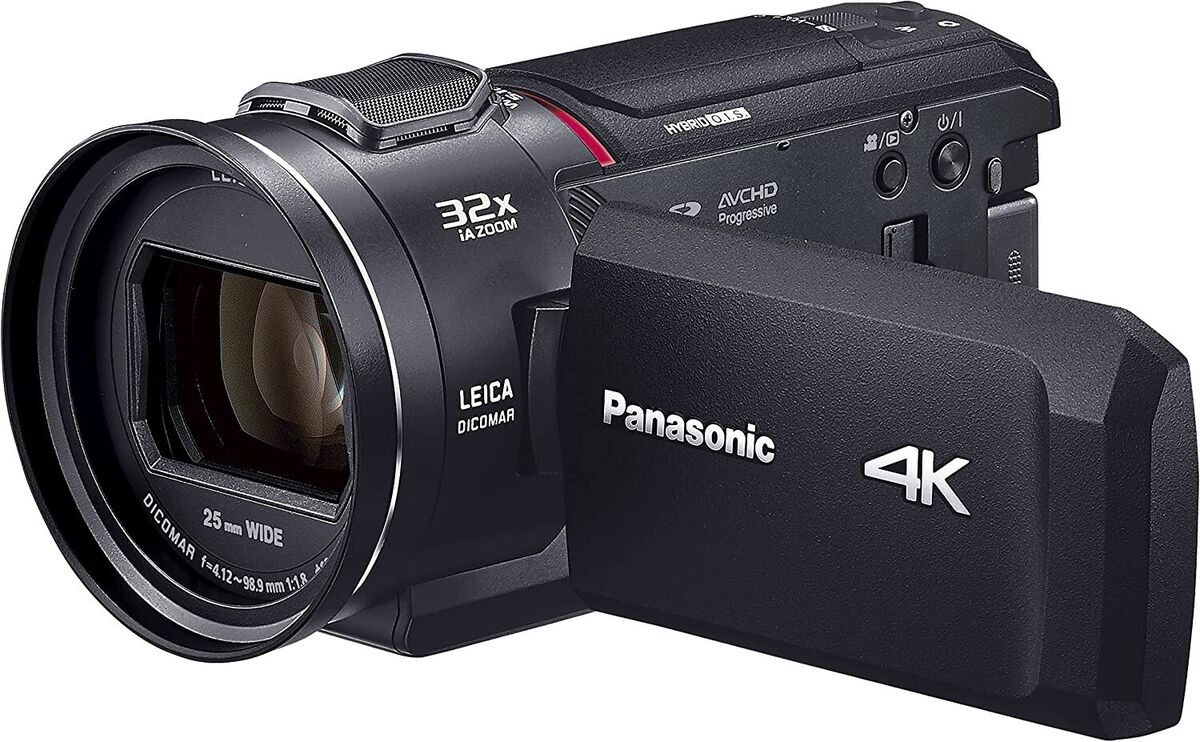 Panasonic 4K Digital Video Camera 24x Optical Zoom Black HC-VX2MS