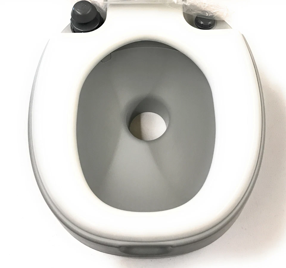 Inodoro portátil para exteriores Coleman de 5,3 galones, gris, grande, 2000016503 Foto 3 de 4