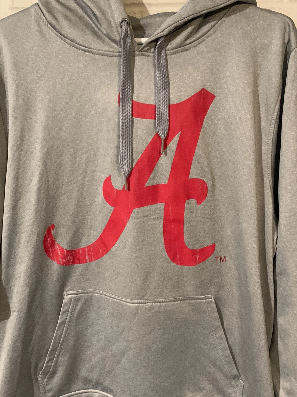 VETEMENTS Alabama Felpa con Cappuccio Uomo Pullover Medio Grande Abbigliamento Cavalieri Poliestere