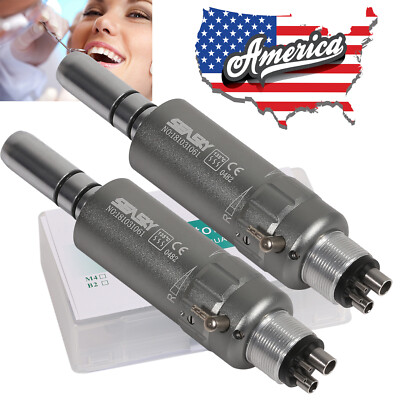2X Dental Air Motor Handpiece Micromotor Connector 4H Fit NSK SP4