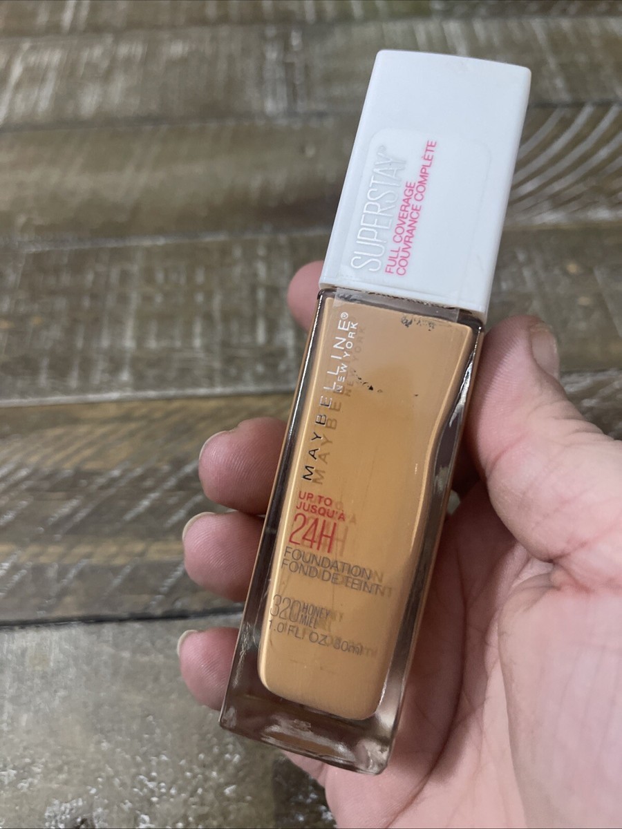 Maybelline Superstay Full Coverage 24 Hour Foundation 320 Honey | eBay