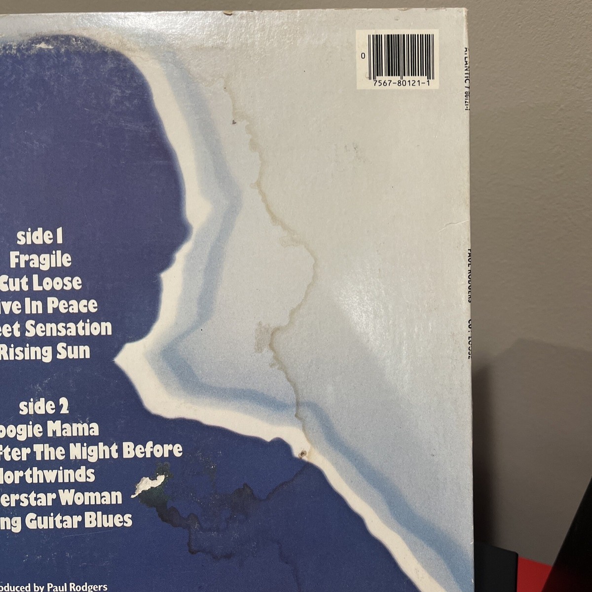 Paul Rogers of Band Company - Cut Loose - 80121-1 - LP Vinyl