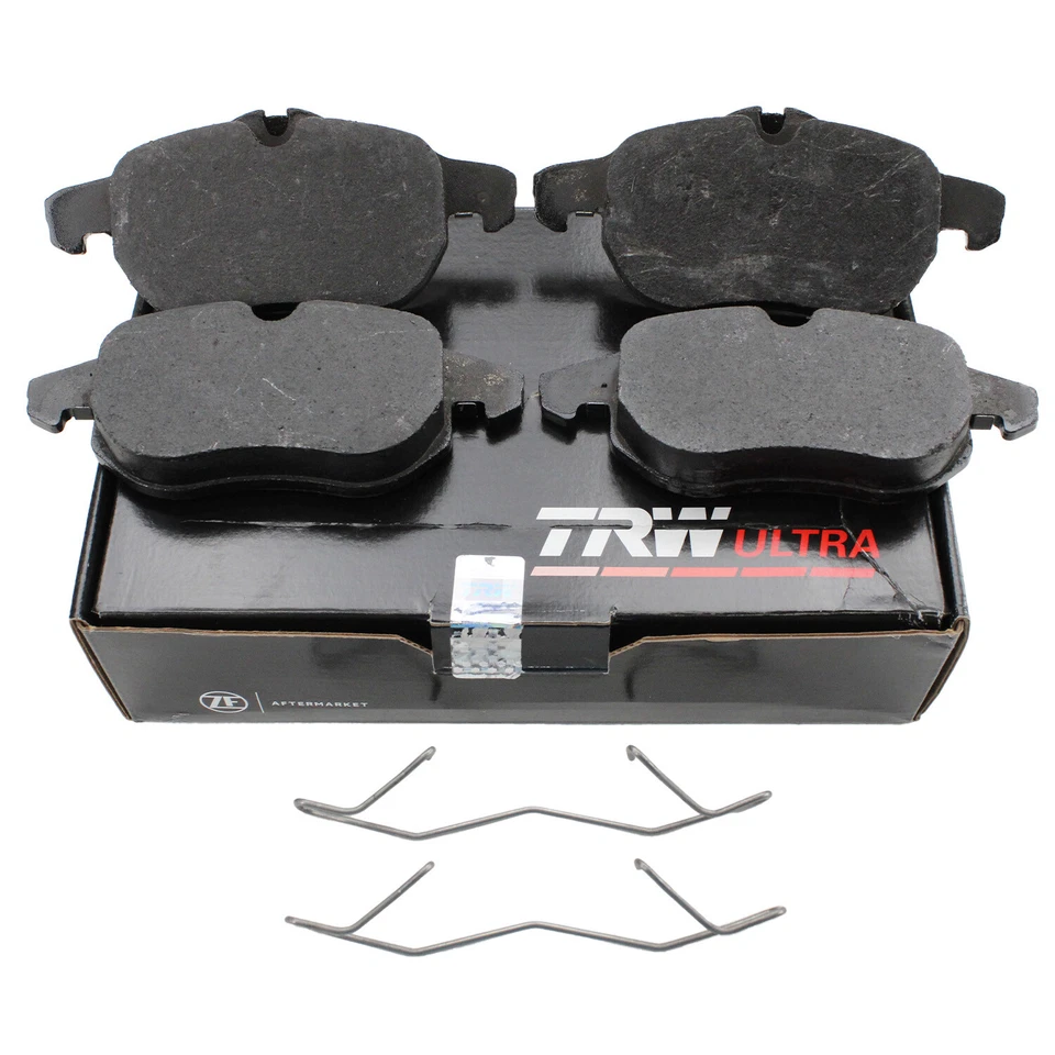 Juego de pastillas de freno de disco TRW ultra delanteras poco metálicas TXH0972 para Saab 9-3 9-3X Foto 3 de 4