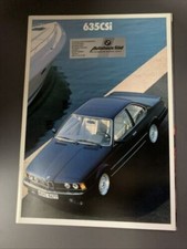 BMW 635 CSi E24 Prospekt/brochure/folleto/opuscolo/broszura/broschyr/folheto 88