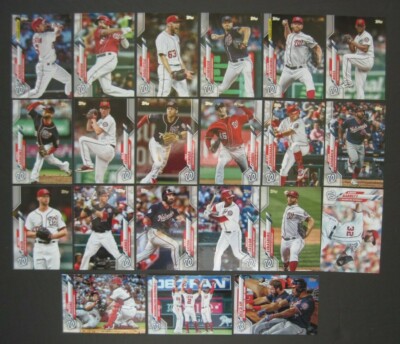 WASHINGTON NATIONALS World Series Players  2020 TOPPS CARDS  Your Pick