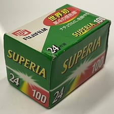  UNUSED 1 Rolls Fujifilm SUPERIA 100 24 Exp JAPAN 6121