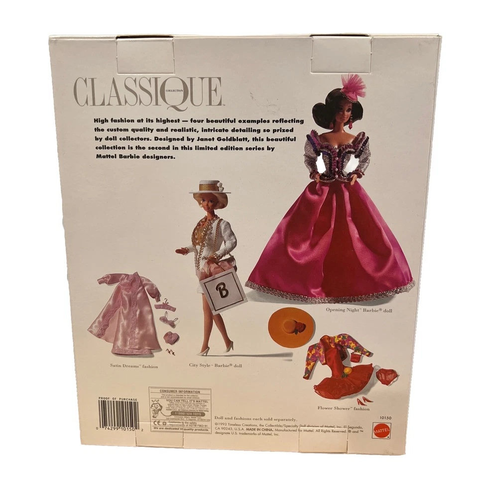 Colección Clásica Alta Costura Barbie Flor Ducha Moda NRFB NUEVO CON ETIQUETAS Foto 2 de 3