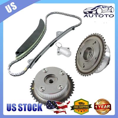 Timing Chain Kit + Camshaft Sprockets For Hyundai Kia Elantra Sonata Tucson 2.0L