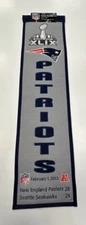 New England Patriots NFL Super Bowl XLIX (49) Winning Streak Heritage Banner