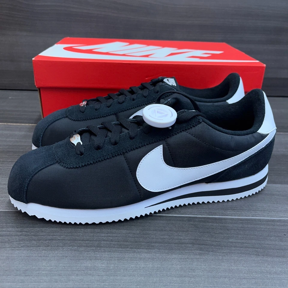 black nike cortez basic