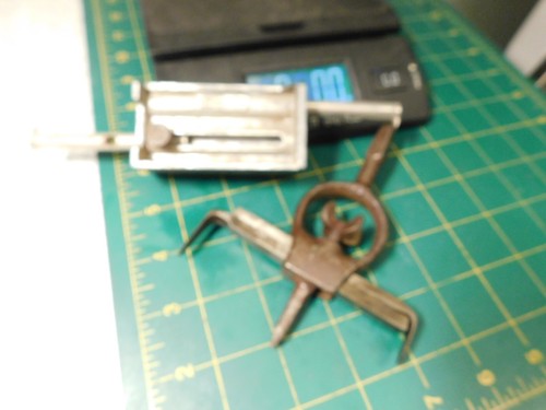 Vintage General No.824 Butt Gage & Old Adjustable Brace Bit Cutting Tool - Picture 4 of 12