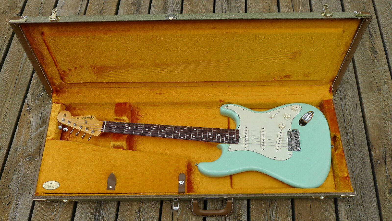 2008 Fender American Vintage 62 Stratocaster Reissue Surf Green