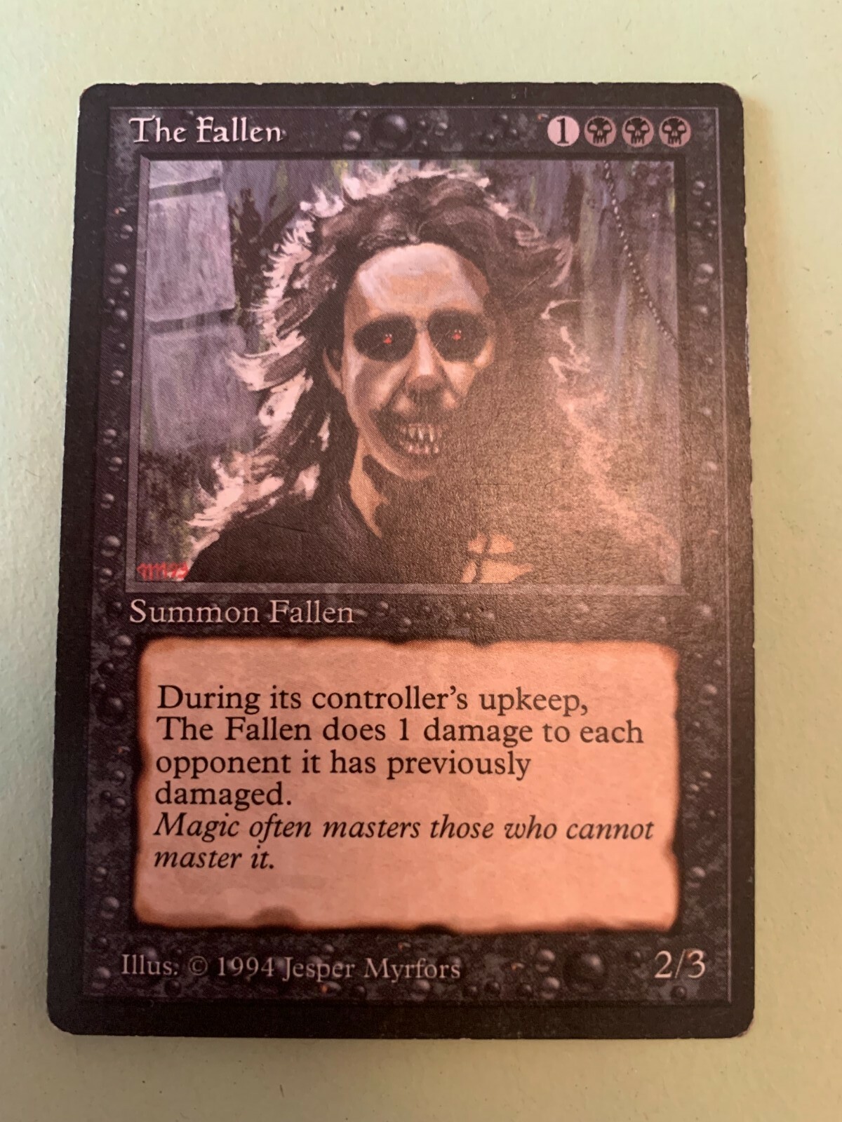 The Fallen MTG The Dark (Condition: Lightly Played)