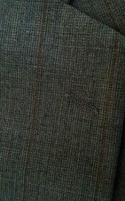 Vintage Yves Saint Laurent Made in France Striped Sports Coat Blazer Jacket 44L