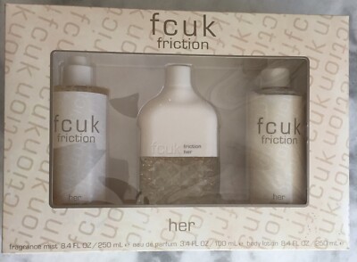 Gift Set Fcuk Her 100ml Fcuk Friction By French Connection Her