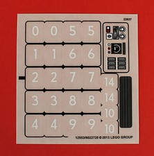 LEGO Aufkleber 10233 Sticker für Horizon Express Eisenbahn Aufkleberbogen NEU